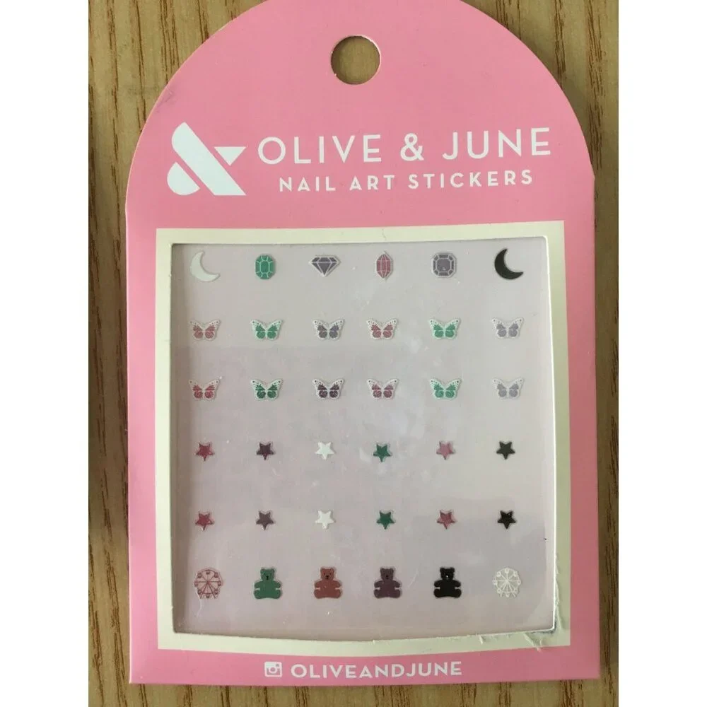 New Bundle Of 5 Girls Headbands Jewelry And Nail Stickers